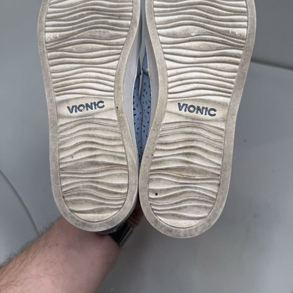 Vionic Splendid Midi Perf Slip-On Women’s 9 Leather Sneakers UK 7 EU 41 Orthotic - Picture 7 of 15